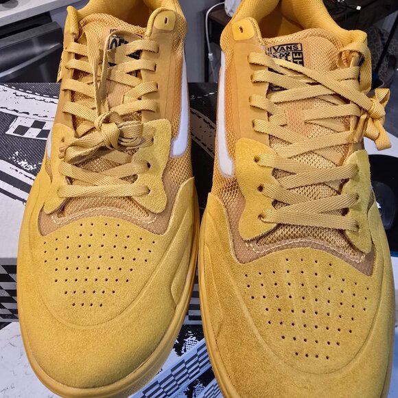 Vans Ave 2.0 'Gold' Skateboarding VN0A2Z3HGLD Shoes Sneakers Mens Size 10 NEW - Picture 6 of 14